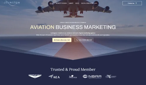 Aviation website build